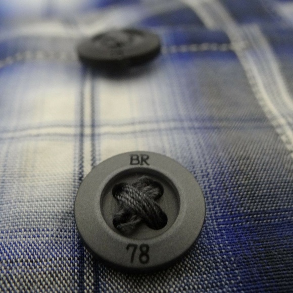 Banana Republic Collared Casual Shirt Size L Blue. - Picture 5 of 6